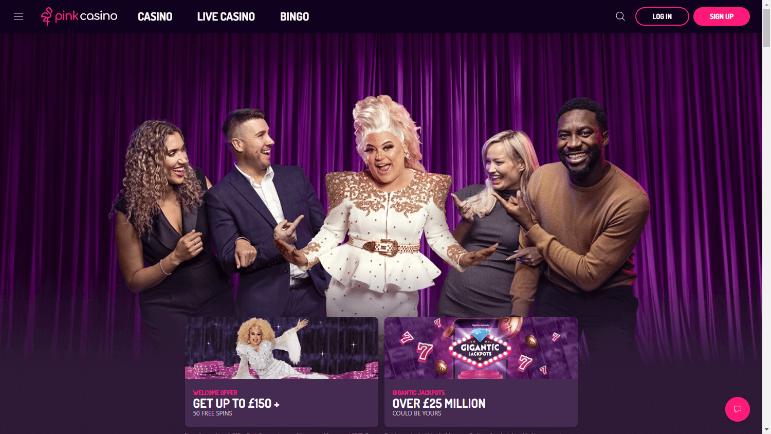 Pink Casino Desktop screenshot