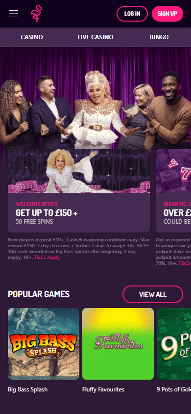 Pink Casino Mobile screenshot